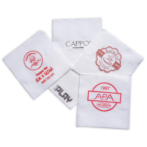 Салфетки с лого 25х25см