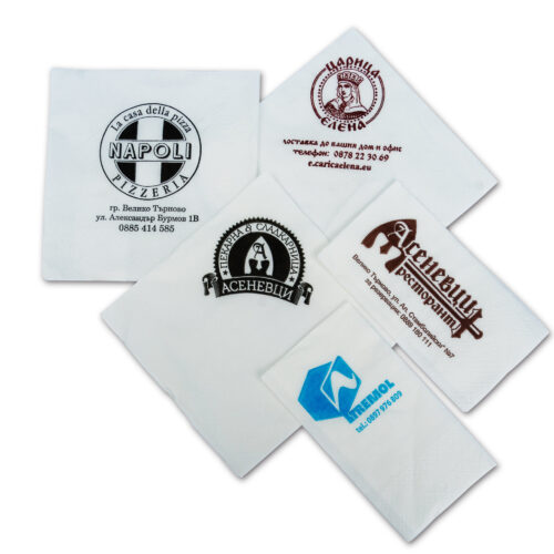 Лукс салфекти 33см с лого